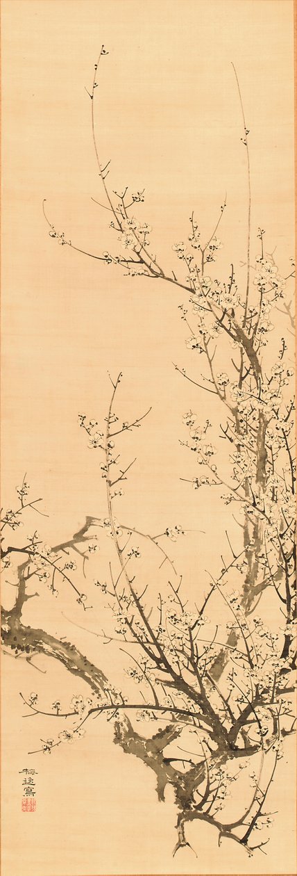 Pflaume, vor 1856 von Yamamoto Baiitsu