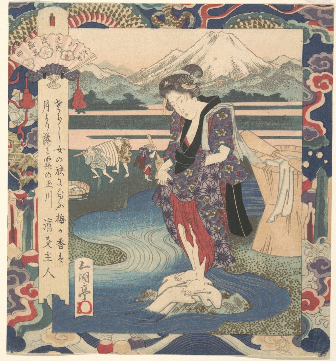 Druck von Yashima Gakutei