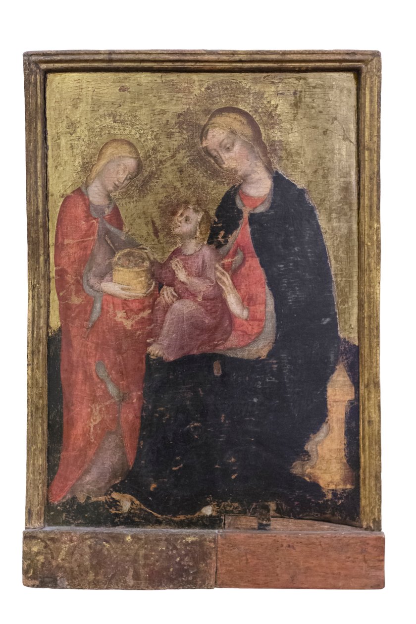 Madonna mit Kind und Heilige Rosa von Zanino di Pietro