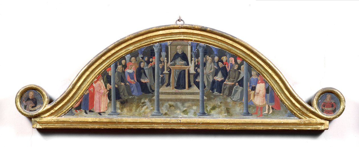 St. Thomas von Aquin lehrt von Zanobi di Benedetto Strozzi