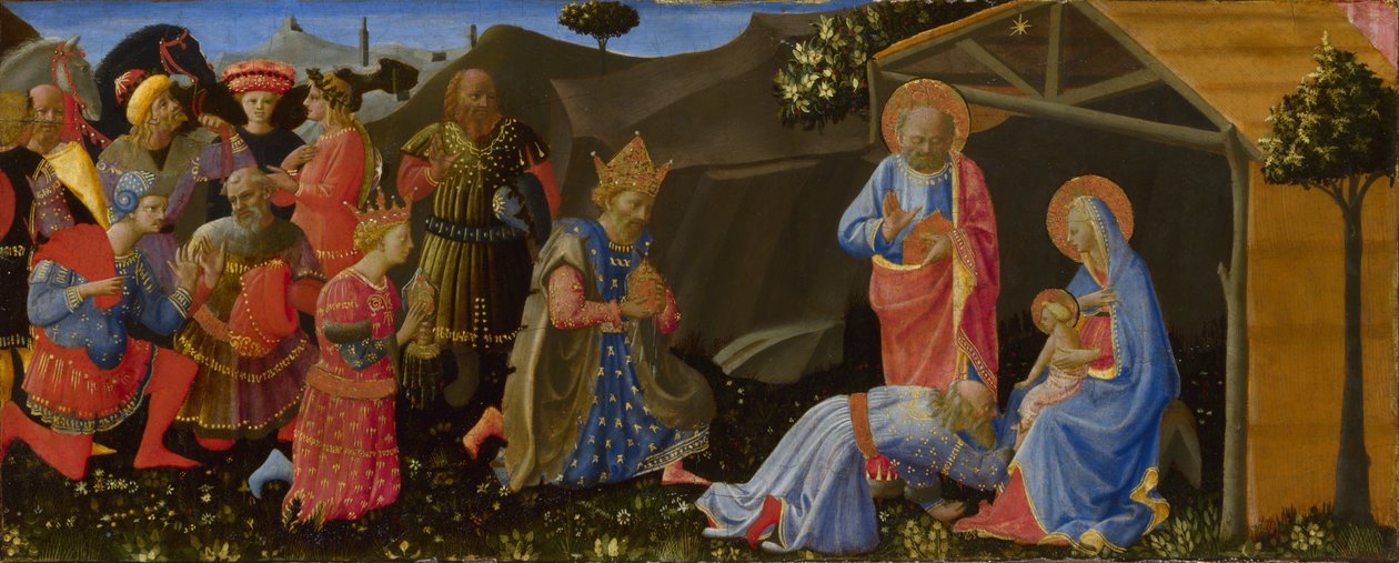 Die Anbetung der Könige von Zanobi Strozzi