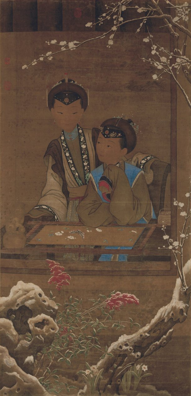 Damen von Zhang Tingyan (1735-1794) Wang Zhicheng