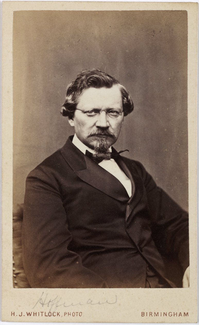 August Wilhelm von Hofmann, deutscher organischer Chemiker, Mitte bis Ende des 19. Jahrhunderts von Frederick (attr. to) Barnard