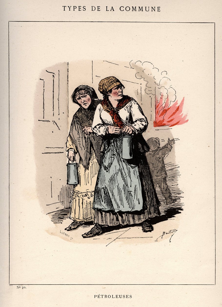 Kommune von Paris: Kostüm von PETROLES (20) in „Les Communeux“ von Frederick (attr. to) Barnard