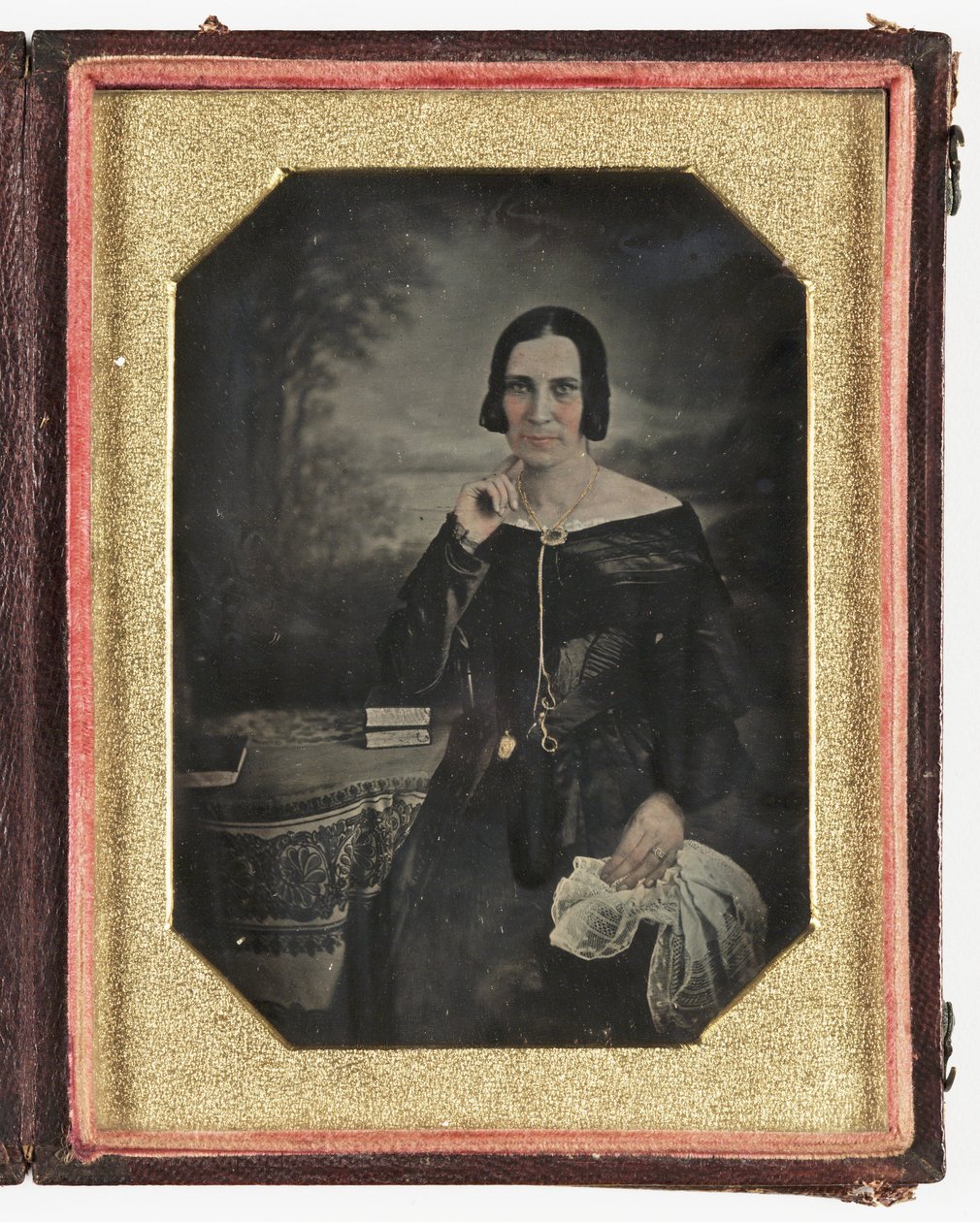 Daguerreotypie einer Frau, ca. 1845 von Frederick (attr. to) Barnard