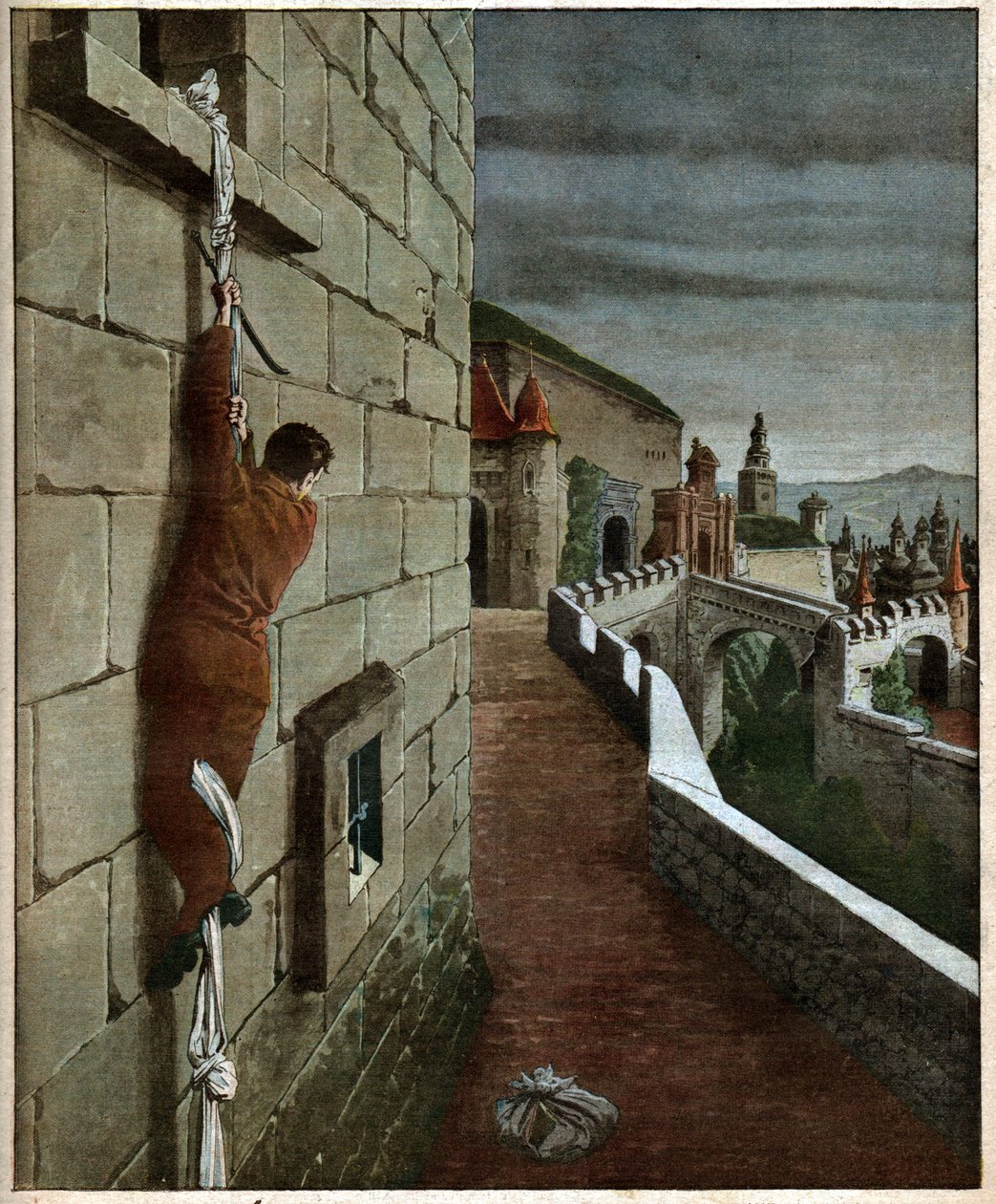 Flucht eines französischen Spions von Ferdinand Georg Waldmuller