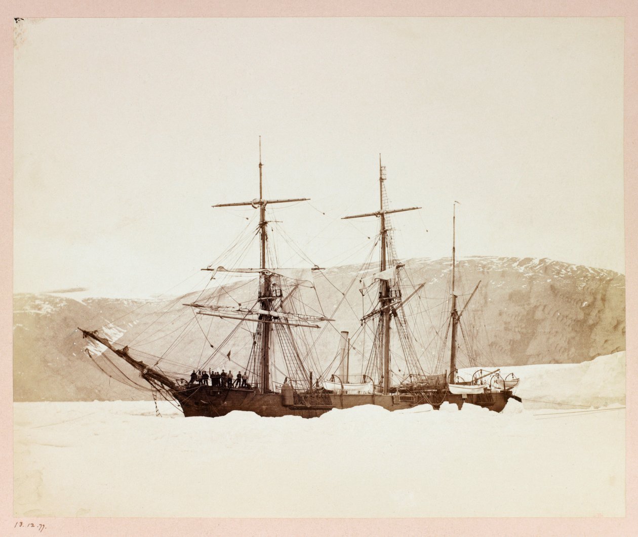 Arktische Expedition (1875-1876) des Kapitäns George Nares (1831-1915): H von Frederick (attr. to) Barnard