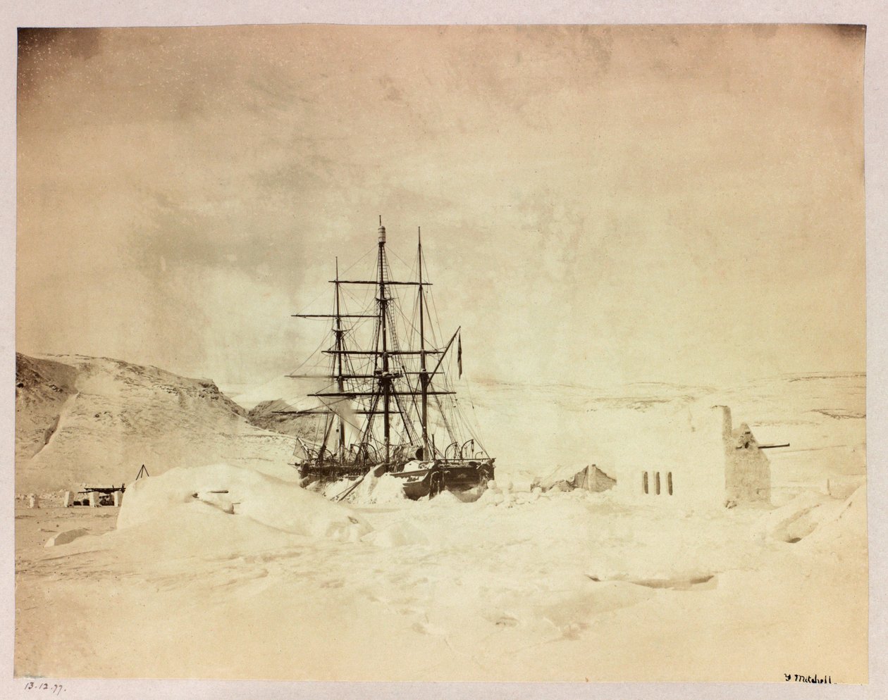 Arktische Expedition (1875-1876) des Kapitäns George Nares (1831-1915): H von Frederick (attr. to) Barnard