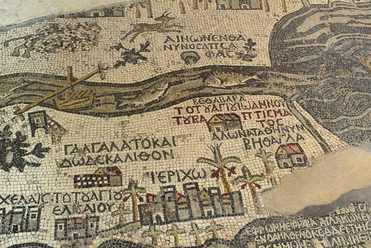 Jericho und seine Umgebung (Detail) von School Lebanese