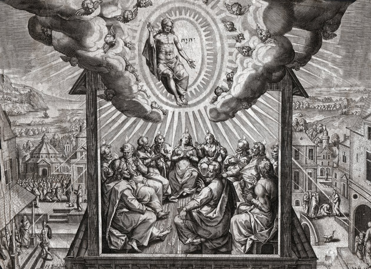 Jesus Christus und die Apostel von . .
