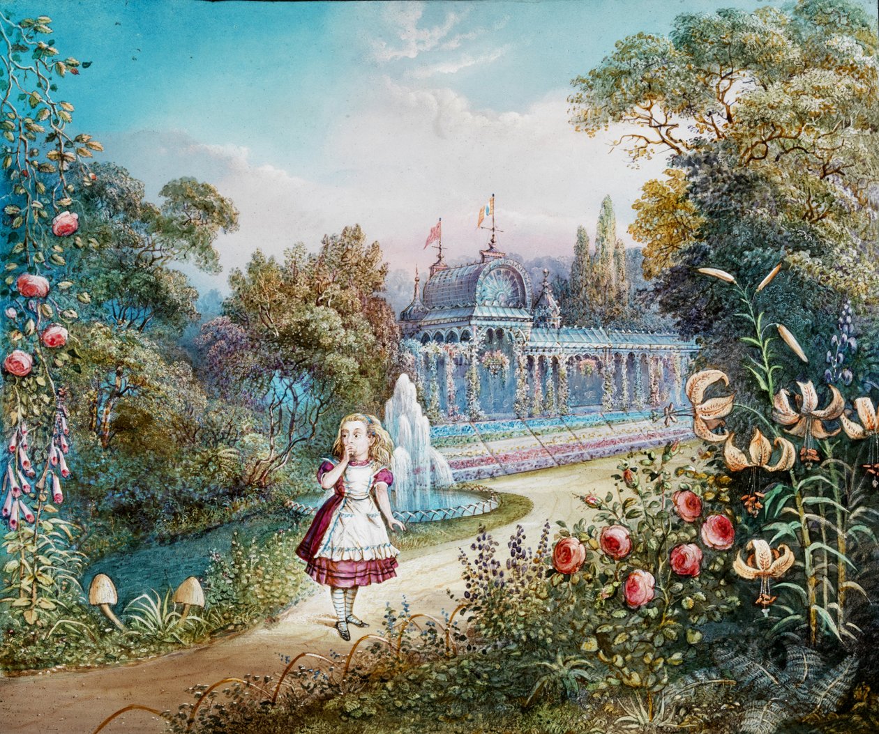 Die Abenteuer von Alice im Wunderland - Alice im Wunderland, Zauberlaterne von Frederick (attr. to) Barnard