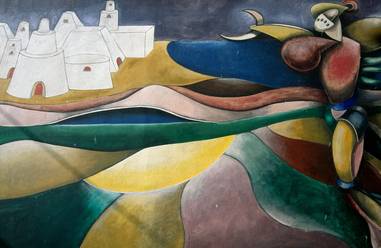 Eines von Hunderten von Wandgemälden in Orgosolo, Sardinien, Italien von William Walcutt