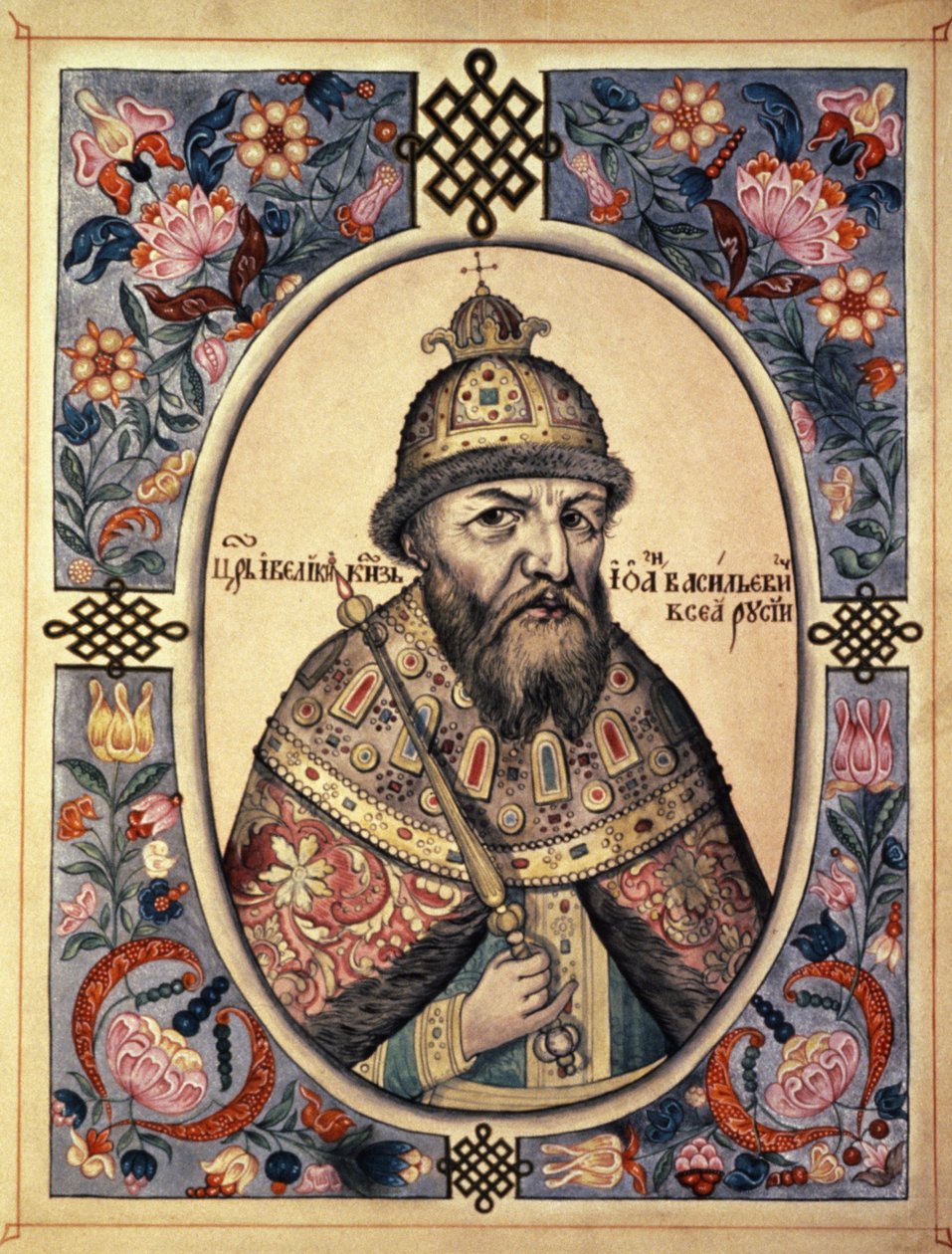 Porträt von Iwan Grozny (Iwan der Schreckliche, Iwan IV.) von Frederick (attr. to) Barnard