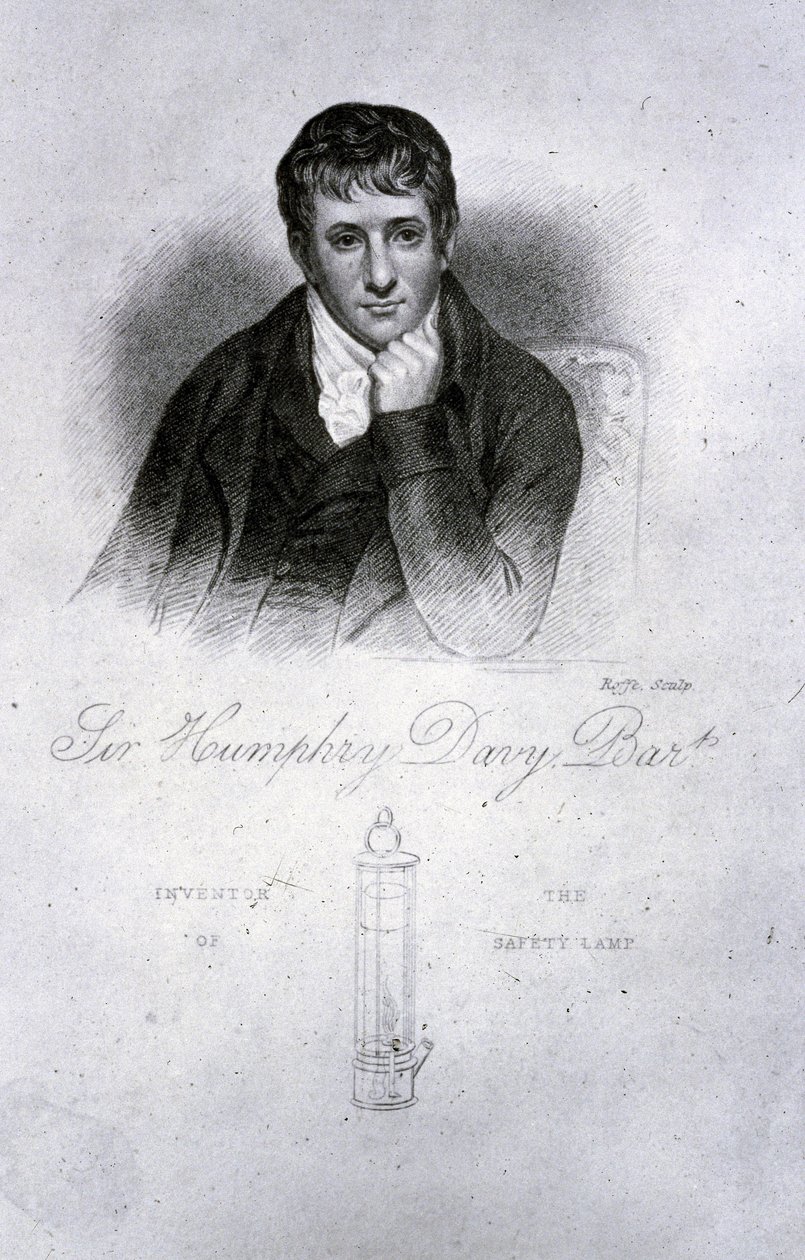 Sir Humphry Davy, Chemiker von Frederick (attr. to) Barnard