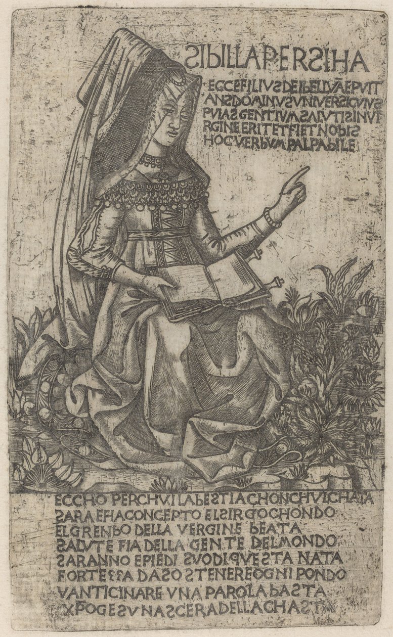 Persische Sibylle von after Baccio Baldini