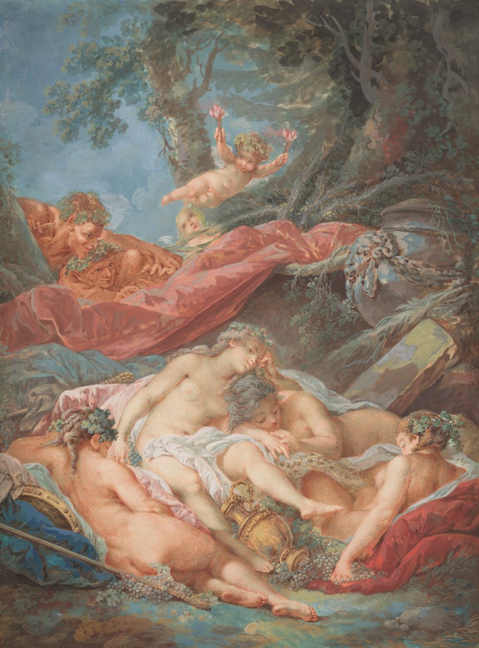 Schlafende Bacchantinnen von after François Boucher Jacques Charlier