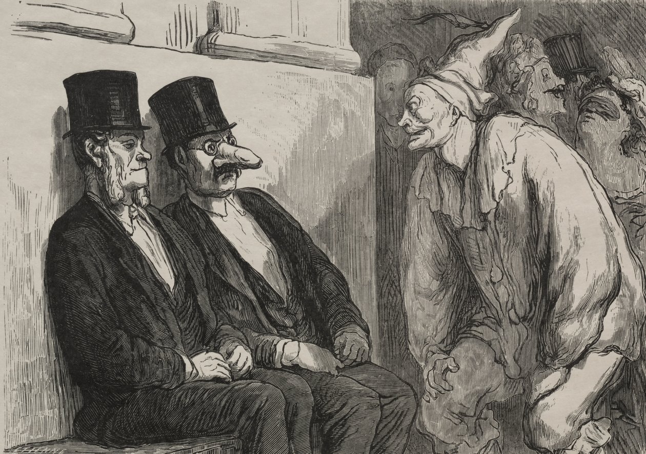 Beim Opernball: Du amüsierst dich zu sehr von after Honoré Daumier