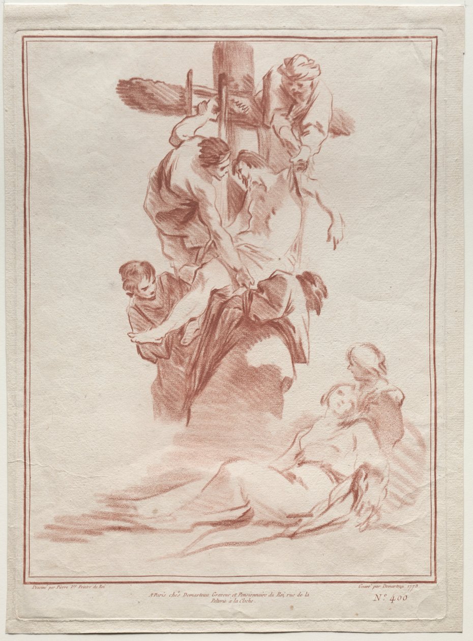Die Kreuzabnahme von after Jean Baptiste Marie Pierre