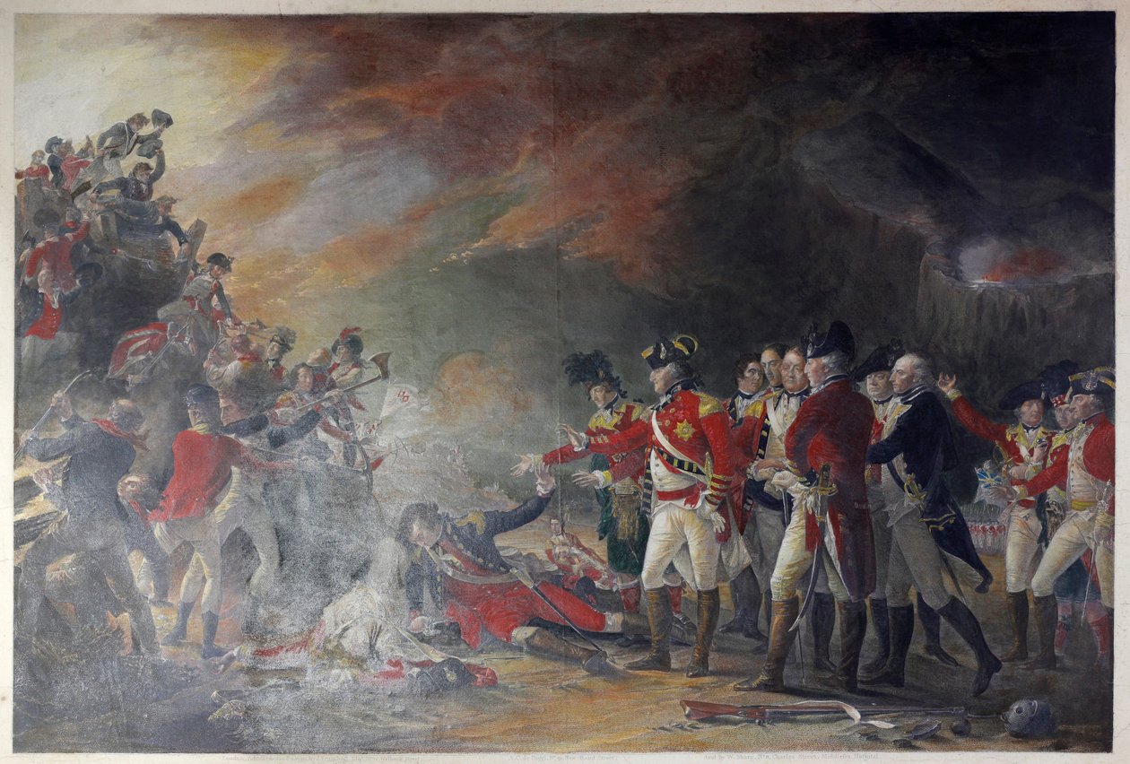 Der Ausfall von Harrison von Gibraltar am Morgen des 27. November 1781 von after John Trumbull