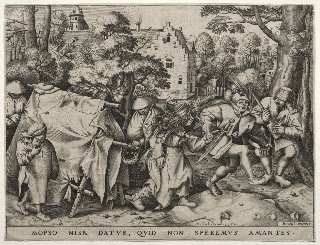 Die Hochzeit von Mopsus und Nisa von after Pieter Bruegel