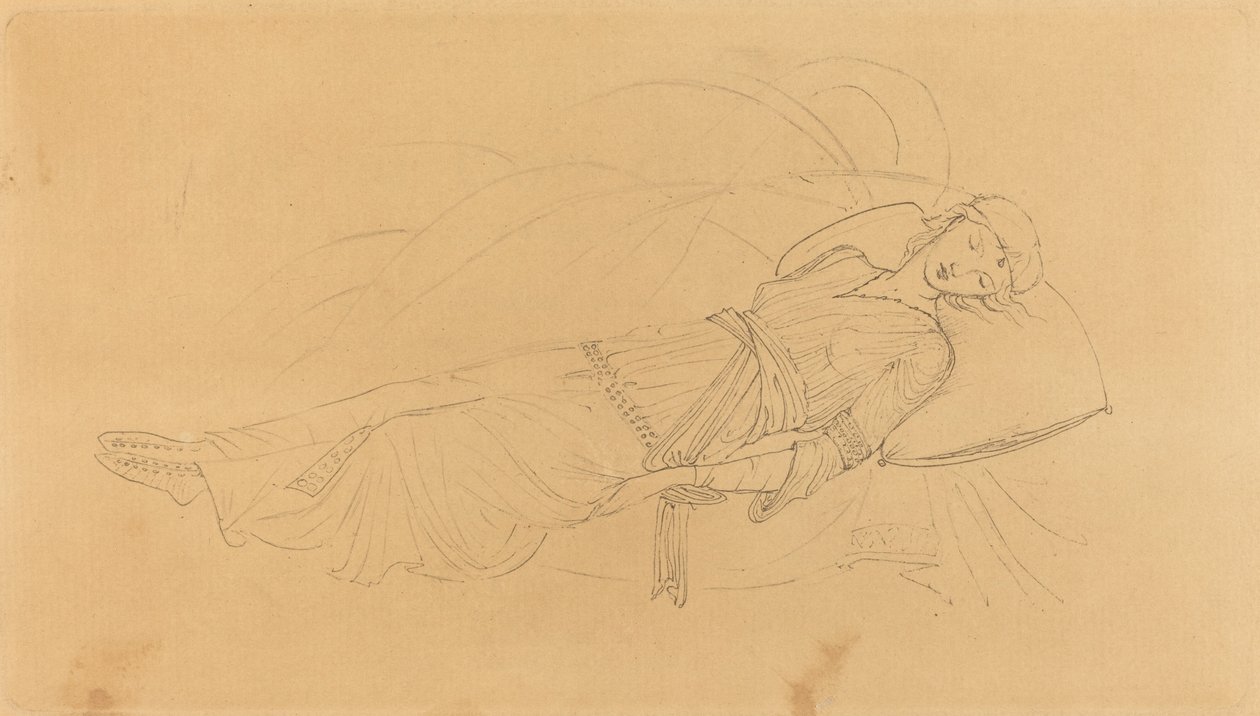 Dornröschen von after Sir Edward Coley Burne Jones