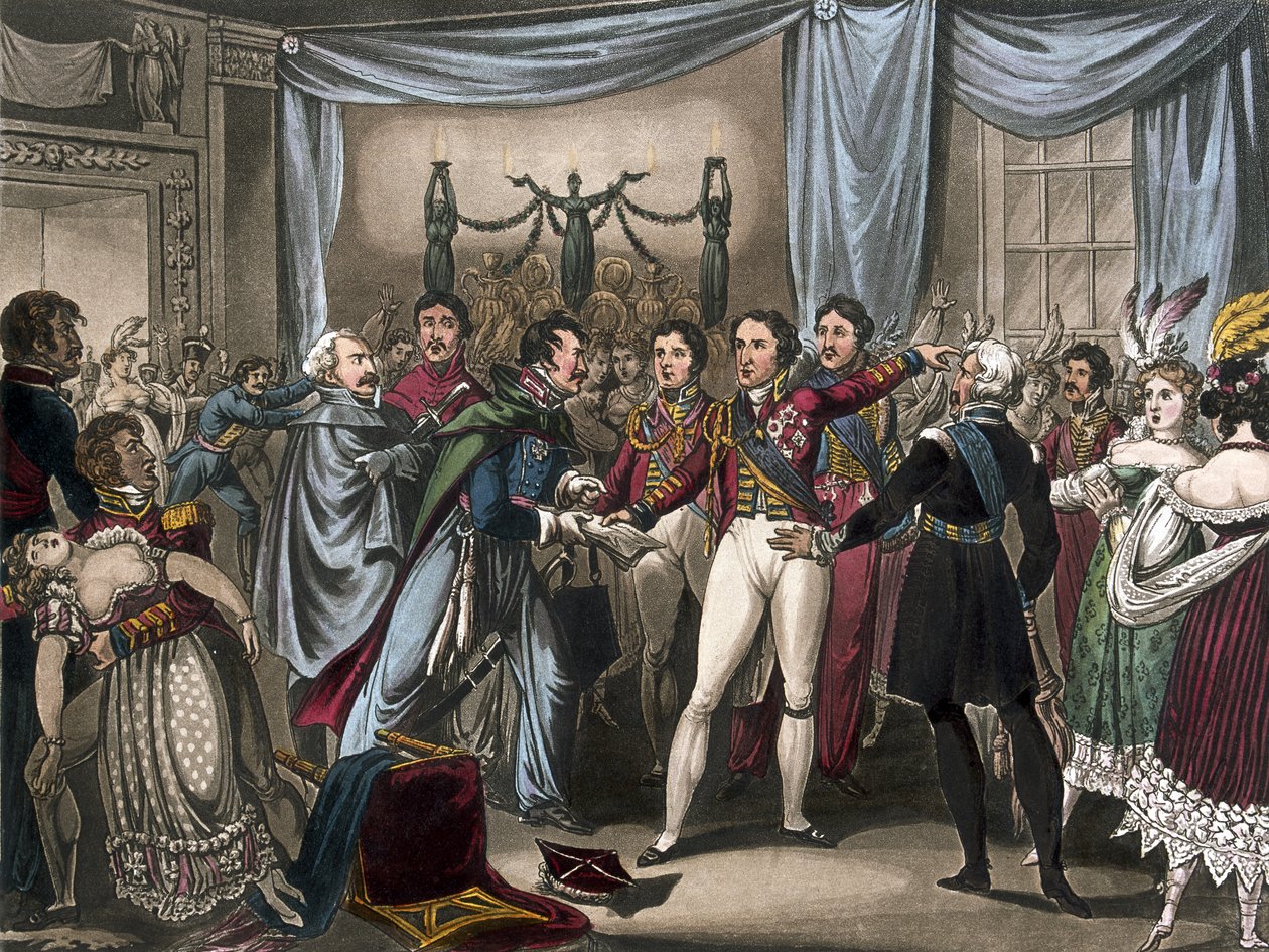 Nachricht von der Schlacht von Ligny, 1818 von after William Heath