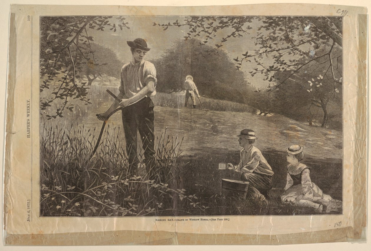 Heu machen von Winslow Homer