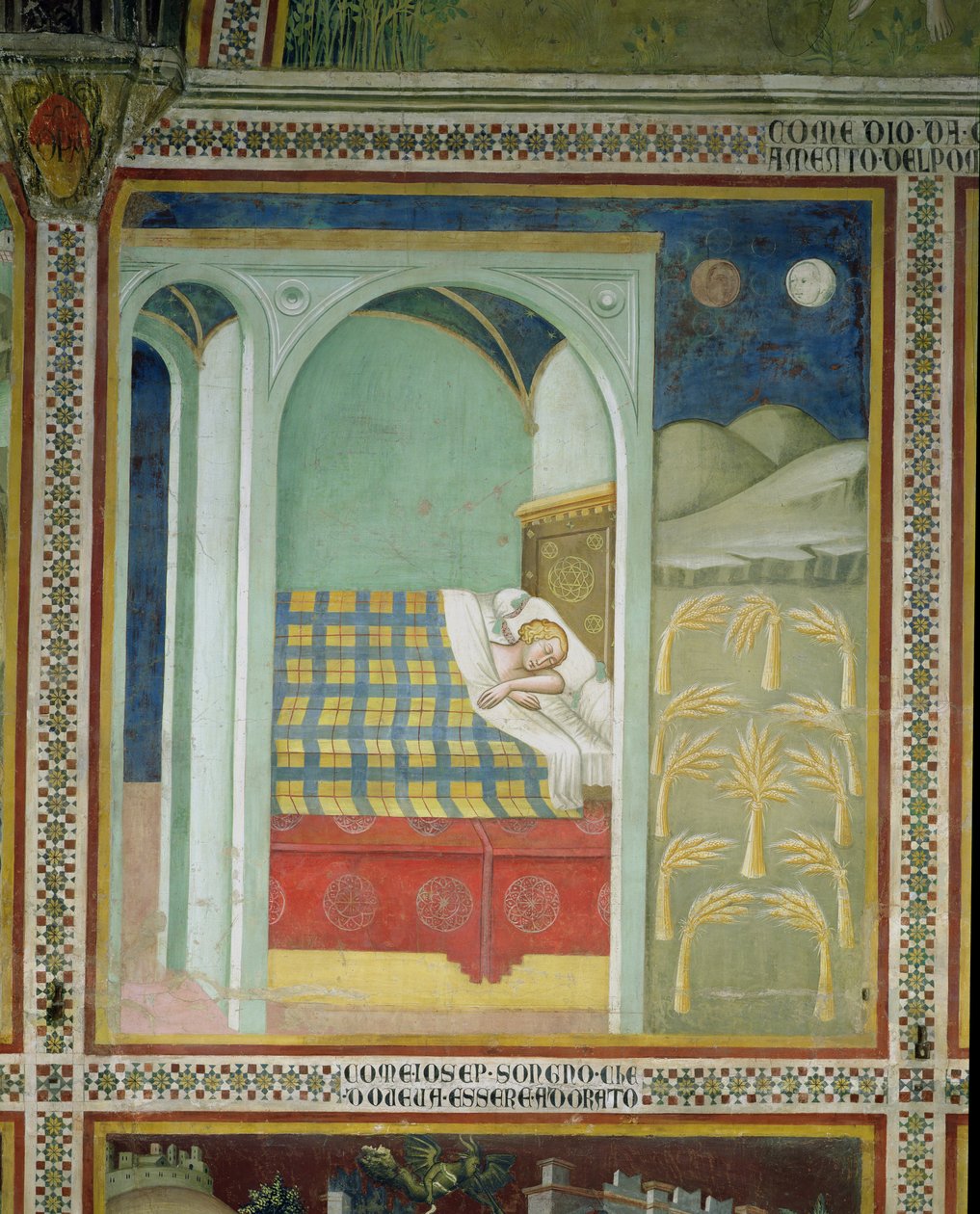 Der Traum von Joseph, 1356-67 von also Manfredi de Battilori Bartolo di Fredi