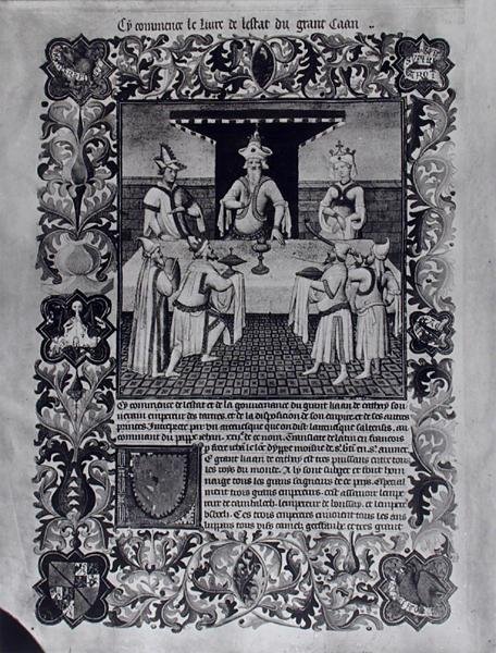 Das Fest des Großen Khans, aus Livre des Merveilles du Monde von and workshop Boucicaut Master