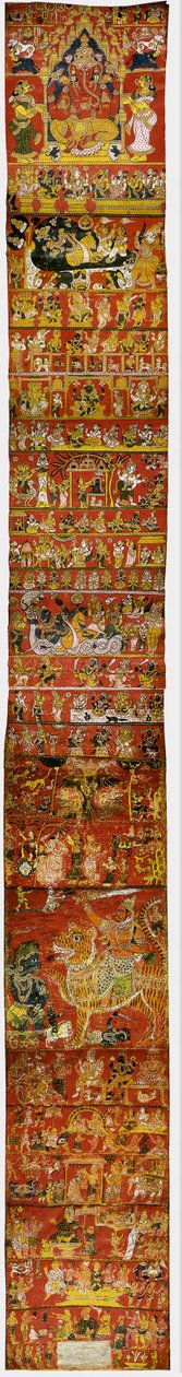 Eine Erzählrolle aus Andhra Pradesh von anonymous 