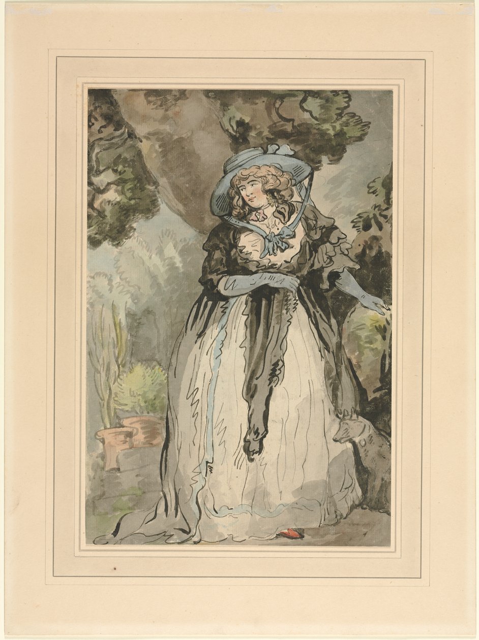 Mrs. Samuel Howitt (geb. Elizabeth Rowlandaon) von attributed to George Murgatroyd Woodward