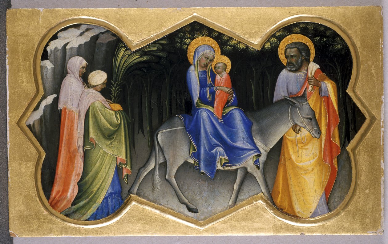 Die Flucht nach Ägypten, ca. 1405 von c.1370 1425 Lorenzo Monaco