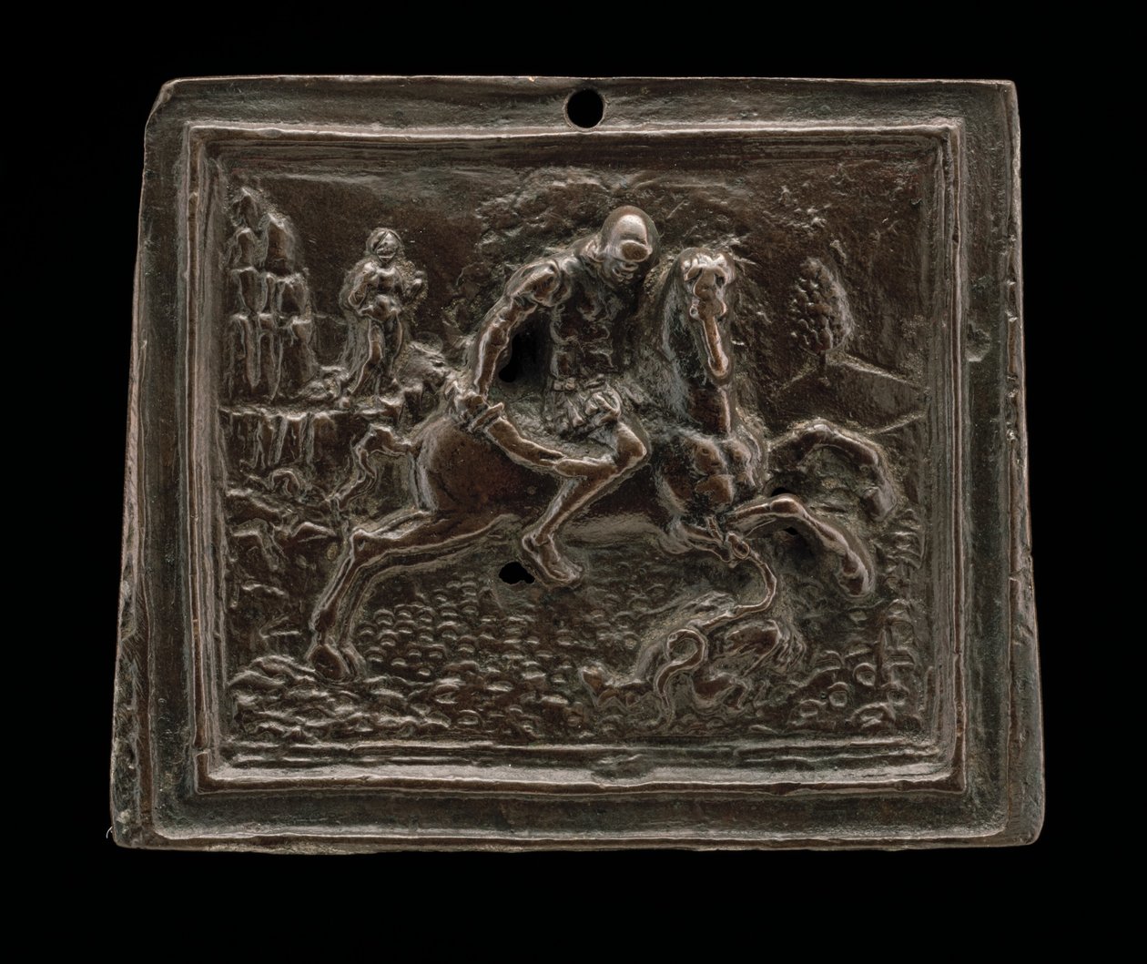 Der heilige Georg und der Drache von called Riccio Andrea Briosco
