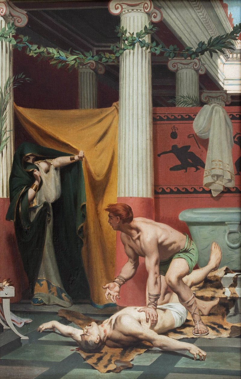 Der Tod des Kaisers Commodus von Kosma Sergejewitsch Petrow Wodkin