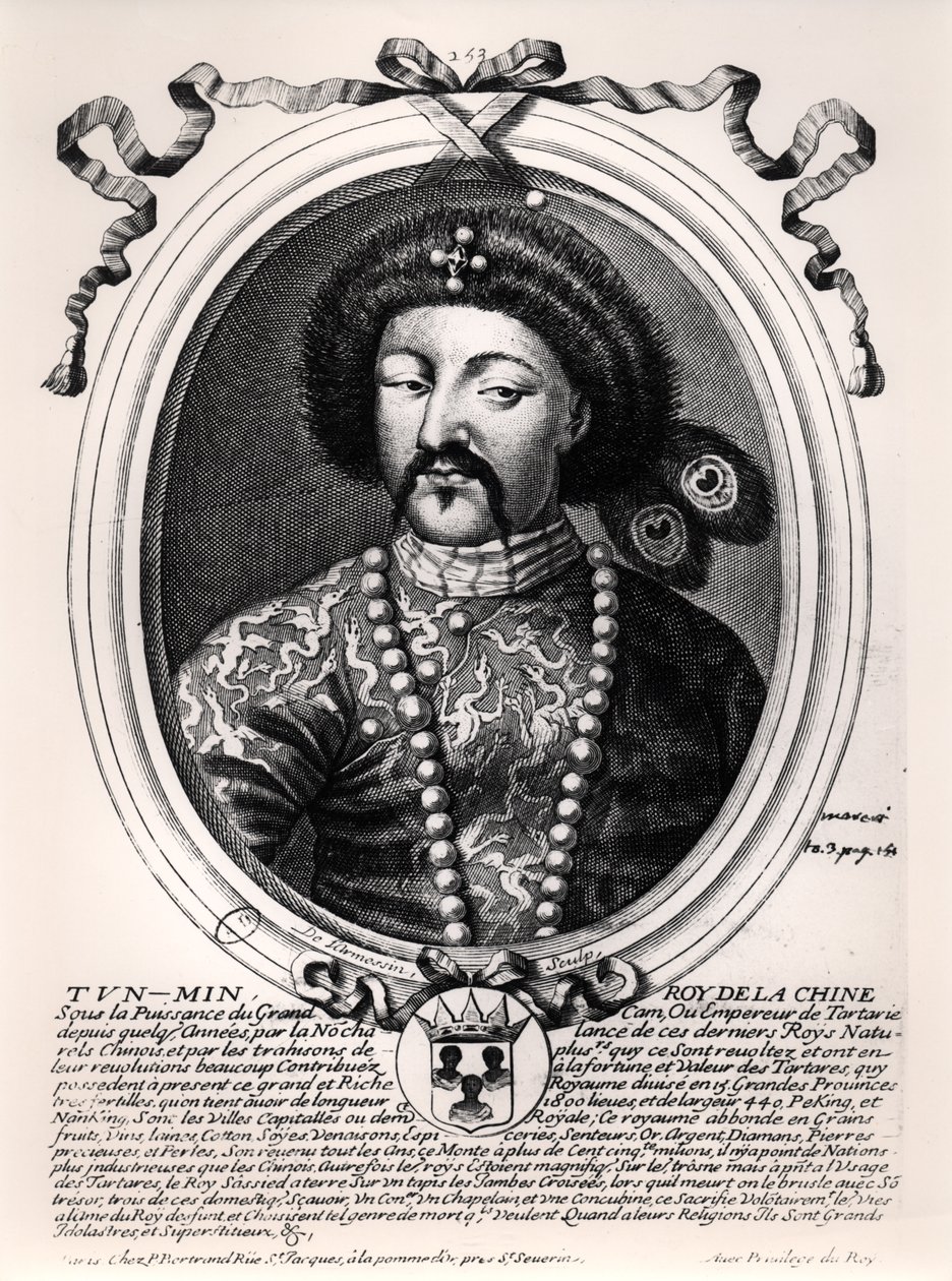 Tun-Min, König von China von Nicolas II de Larmessin