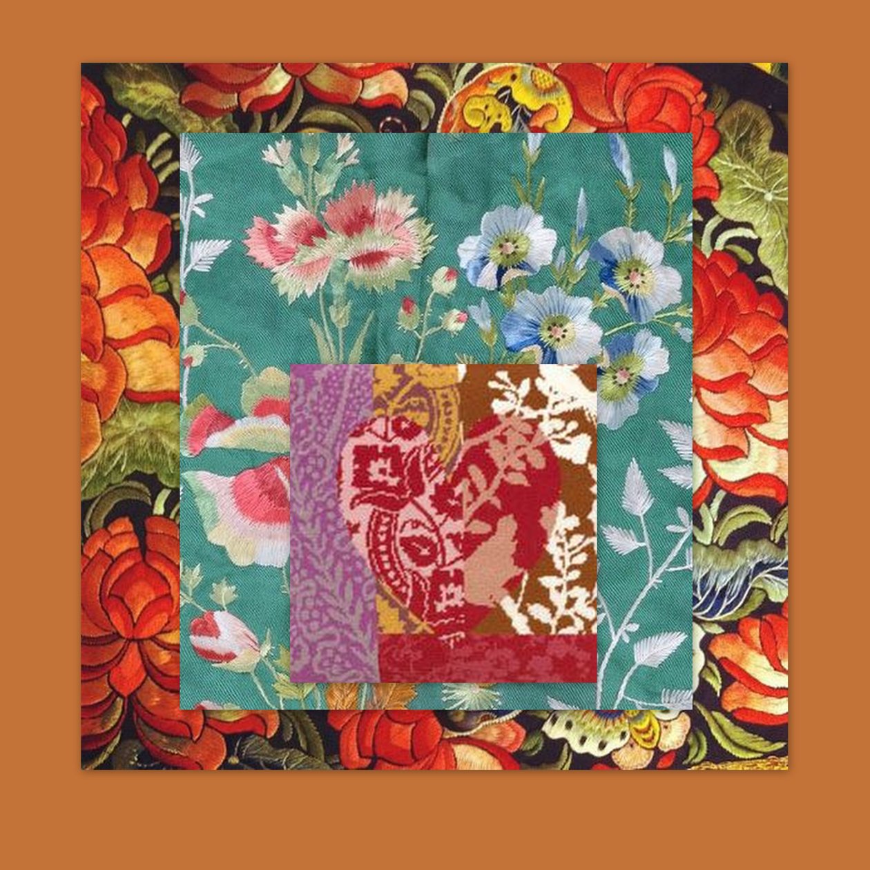 Hübsche Blumen-Collage, 2018 von linda arthurs