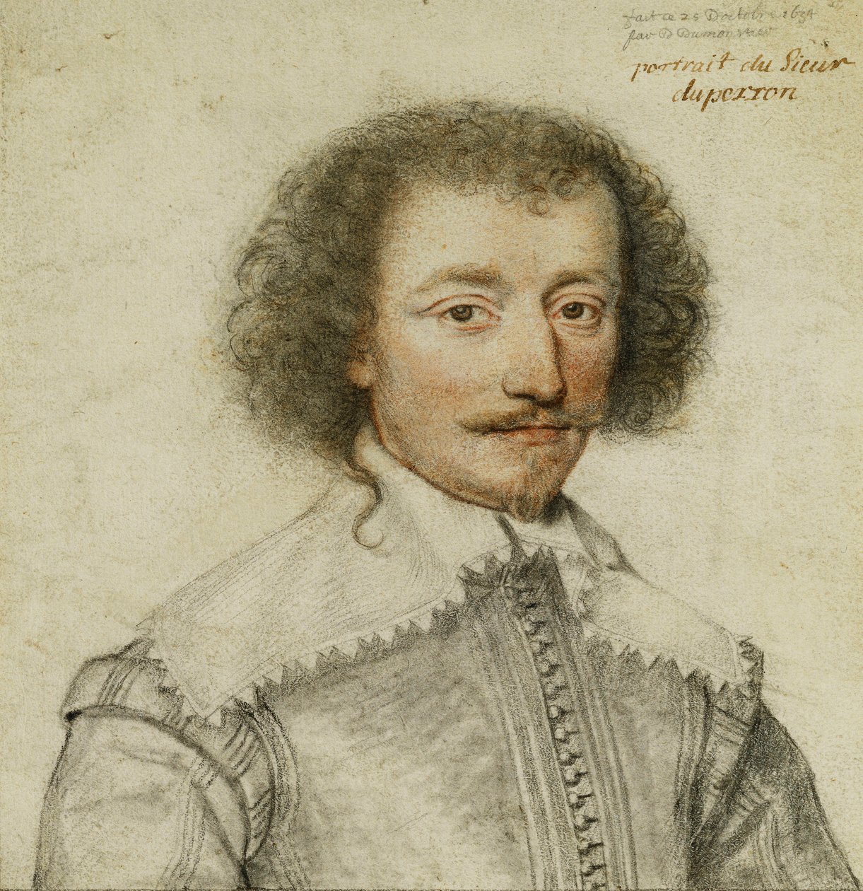 Porträt von Pierre Le Hayer Duperron, 1634 von or Dumoustier Dumonstier