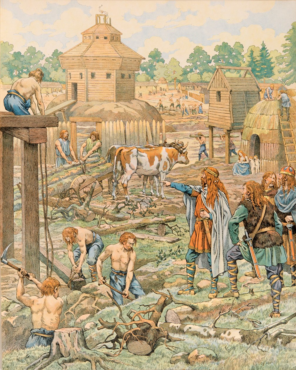 Jacques Marie Gaston Onfroy de Breville, genannt JOB - Geschichte Belgiens: Clodion der Haarige, König der Franken, gründete seine Hauptstadt in Tournai von pseudonym for Onfray de Breville Jacques Job