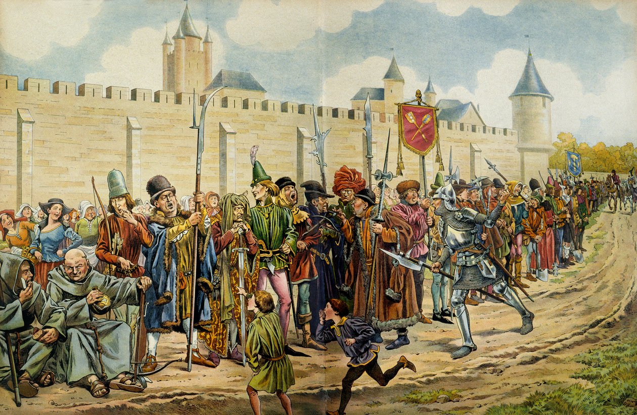 Ludwig XI. von Frankreich, genannt der Kluge, überprüft am 14. September von pseudonym for Onfray de Breville Jacques Job