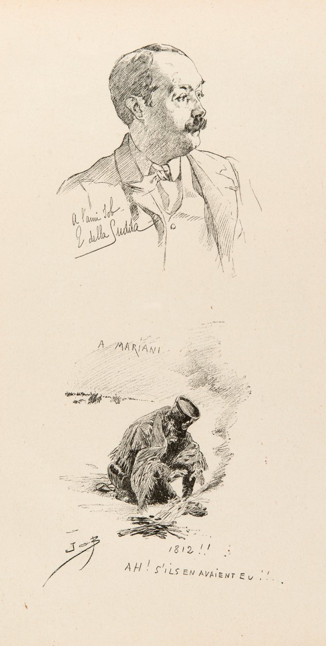 Porträt von Job (Jacques Marie Gaston Onfroy de Breville) von pseudonym for Onfray de Breville Jacques Job