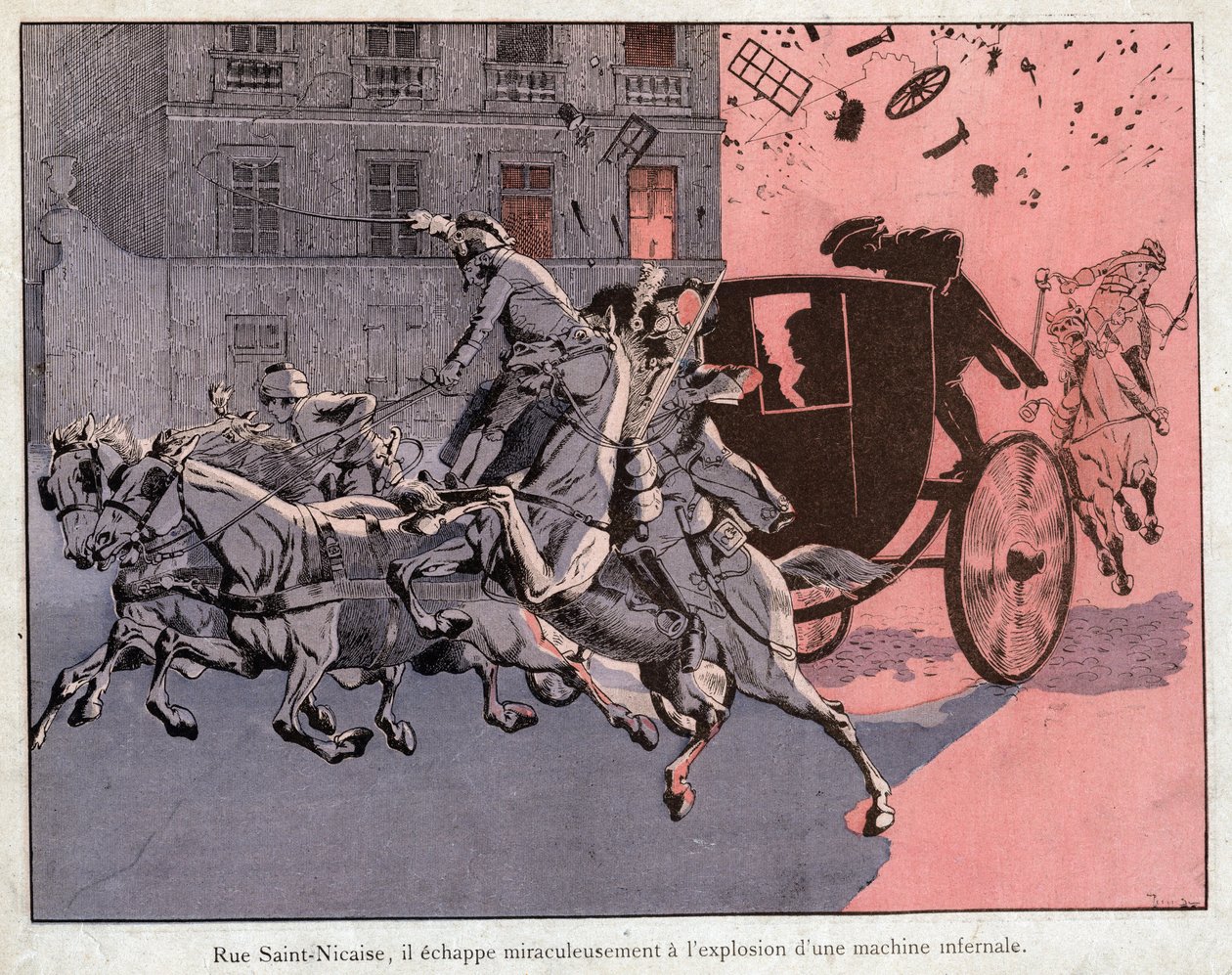 Das Attentat in der Rue Saint Nicaise von pseudonym for Onfray de Breville Job