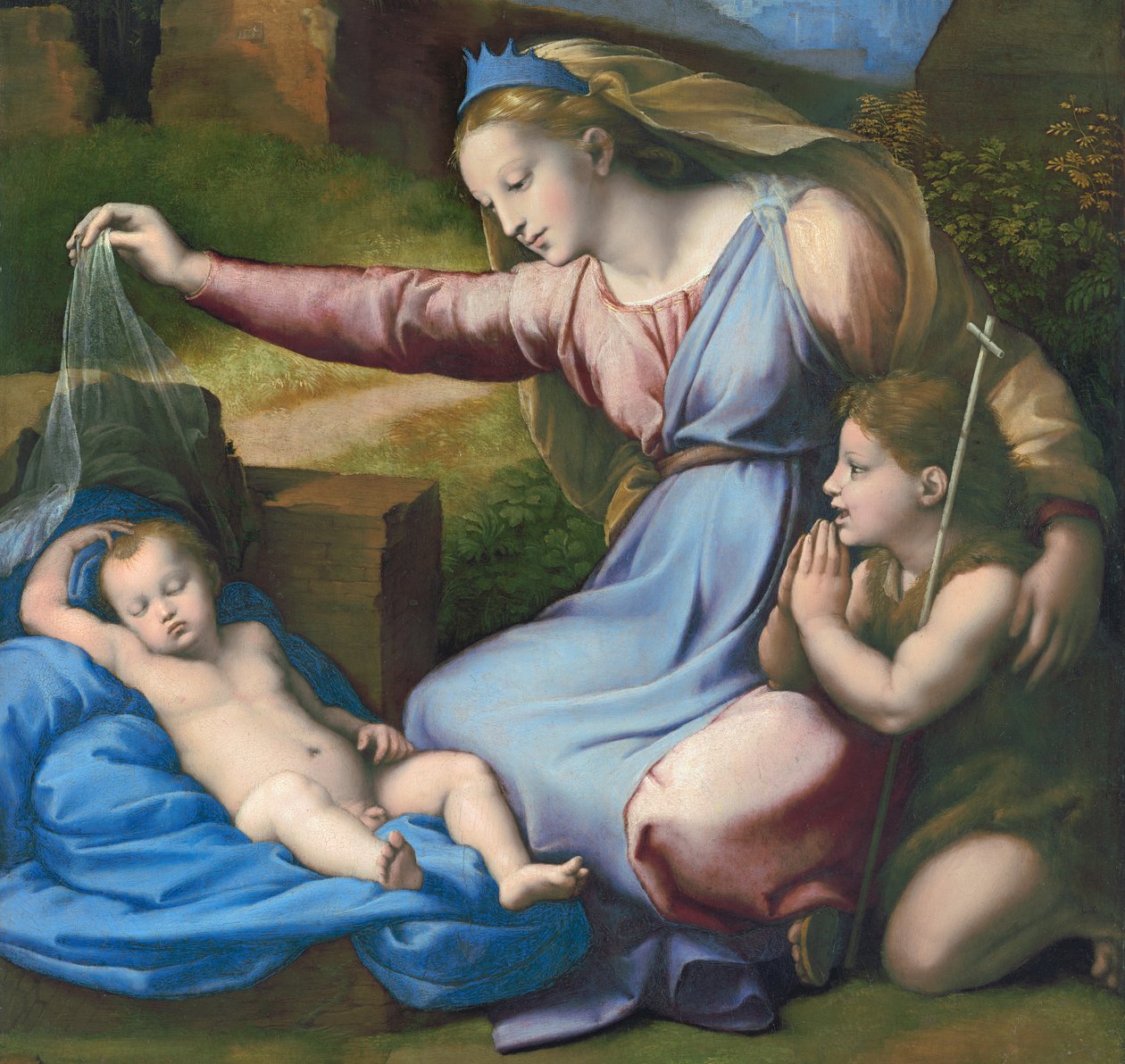 Madonna mit blauem Diadem von see filename or category