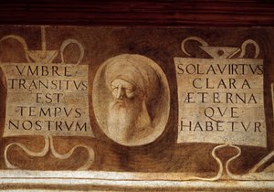 Detail der Maximen - Fresko, Ende des 15. Jahrhunderts von Giorgione