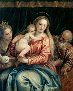 Madonna mit Kind, St. Peter und St. Agnes von (1528 88) Veronese