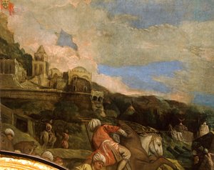 Antonio Loredan befreit Scutari von Paolo Veronese, Detail, Sala del Maggior Consiglio, Dogenpalast, Venedig von (1528 88) Veronese