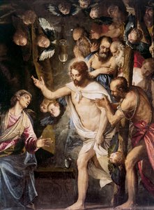 Christus in der Vorhölle, Gemälde von Paolo Caliari Veronese von Veronese