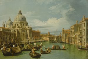 Der Eingang zum Canal Grande, Venedig, um 1730 von Canaletto