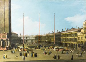 Venedig, Blick auf die Piazza San Marco mit den Procuratie von (1697 1768) Canaletto