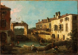 Schleuse bei Dolo, Venedig (1776)
