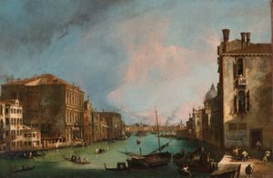 Der große Kanal in Venedig von Canaletto